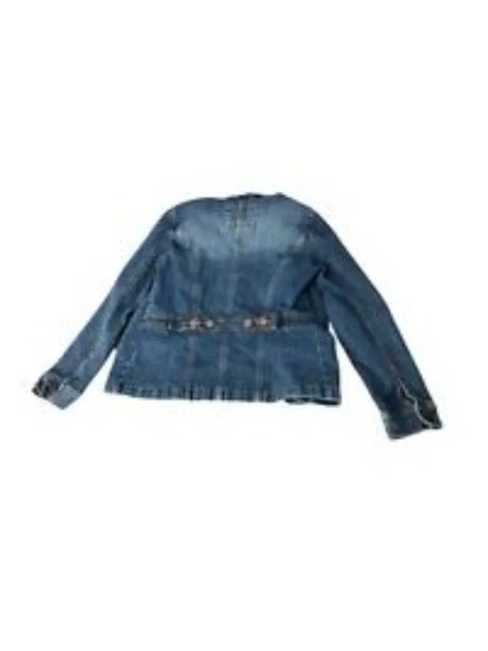 Limited Too Jean Jacket Girls XL Blue Denim Pockets Blazer EUC Princess Seams St